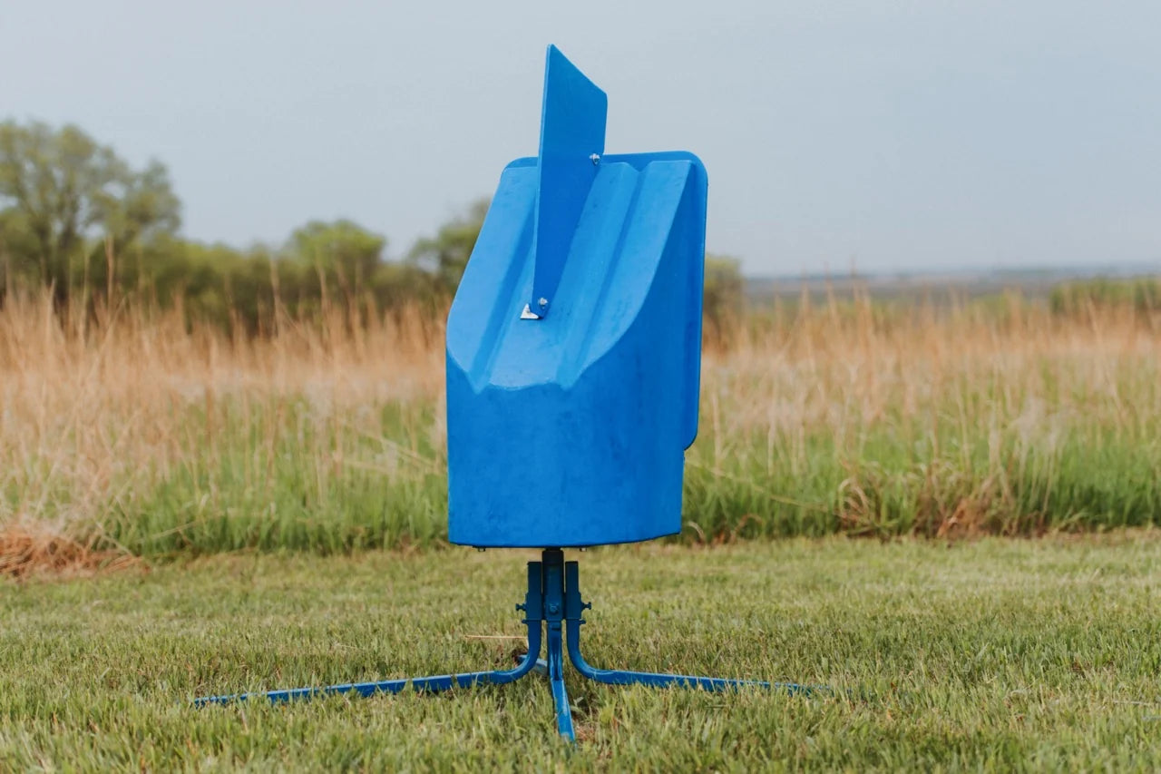 Sydel Salt & Mineral Feeder | #0801-5 / #0801-5-G | 36" Base | Capacity 50 lb | For Sheep & Goat Livestock