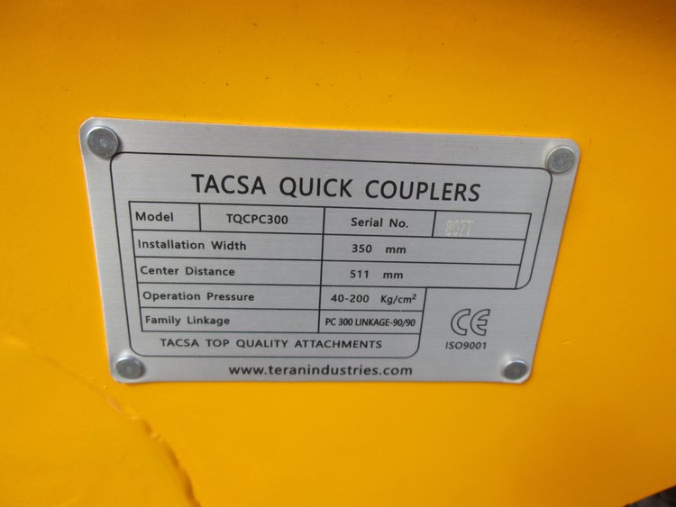 Teran Komatsu Excavator Quick Coupler | Model QCPC-120, QCPC-160,  QCPC-220, QCPC-300 & QCPC-400 | Diameter Pins 60, 70, 80, 90 & 100 mm | For Excavators