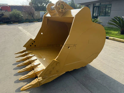 Bedrock Attachments General Purpose Bucket | Model EB349TBGP-80-3.82 | Width 80-Inch | Capacity 3.82 CU M | Machine Size 45-55 Tons | For Excavators CAT 349