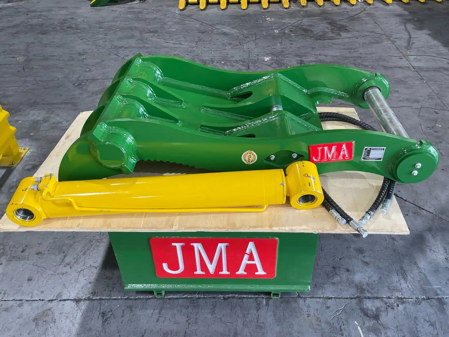 JMA Attachments Main Pin Hydraulic Thumb | Pin Size 80mm | For 16 - 25 Tons Excavators