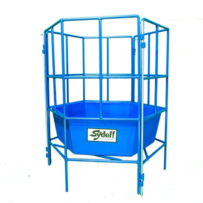 Sydell 6-Sided Sectional Feeder | #0811-8 | 32" Diameter | Poly Tub | For Sheep & Goat
