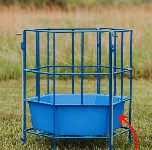 Sydell Poly Tub for 0811 | #0811P | 16" High | Durable Poly | For Sheep & Goat Feeder Accessory
