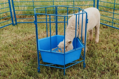 Sydell 6-Sided Sectional Feeder | #0811 | 32" Diameter | For Sheep & Goat Hay & Grain Feeder