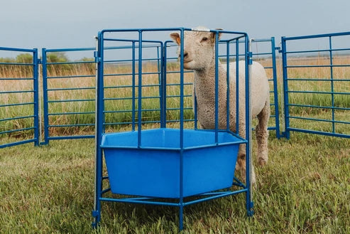 Sydell 6-Sided Sectional Feeder | #0811 | 32" Diameter | For Sheep & Goat Hay & Grain Feeder