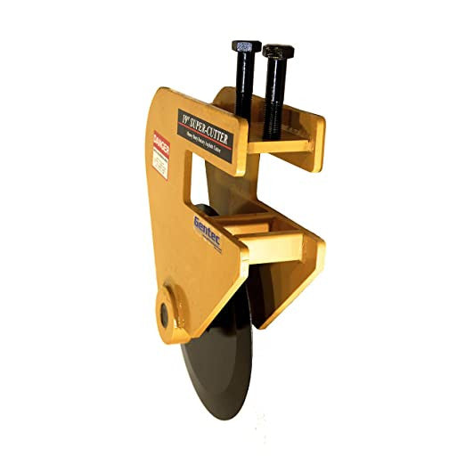 Gentec Equipment Super 200 HD Asphalt Cutter | Cutting Wheel Diameter 19" | Machine Size 4-49 Tons | For Backhoes, Loaders & Excavators