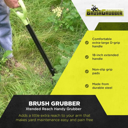 Brush Grubber™ Handy Grubber | Model BG‑14 | Handle Length 18" Extended Reach