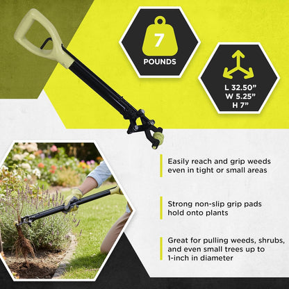 Brush Grubber™ Handy Grubber | Model BG‑14 | Handle Length 18" Extended Reach