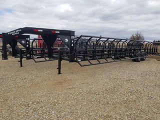 Industrias America Double Wide Bale Trailer | Model 20X4 (Manual Bale Trailer) | Length 20' | Pull Type