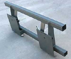 Worksaver | Universal Pin-On to Skid Steer Adapter Brackets | Model 832655, 832660 & 830345 | Width Varies | Max Capacity 3,000 lbs | For Tractors