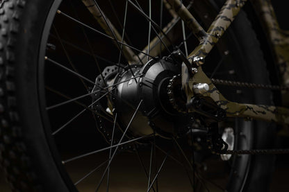 Rambo | E-Bikes | Model Nomad 2.0 | Up to 30 MPH | Up to 38-Mile Range | 1000W Hub Motor | Dual Battery | 48V 15Ah-20Ah LG Battery | For Hunters & Adventurers