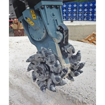 RockZone Rockwheel Twin Drum Cutters | Model G5 & G5 Twin | Cutting Width 16" - 20" | 15 - 45 GPM | 2.5 - 10 Tons | For Excavators, Skid Steers & Backhoes