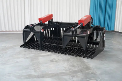 Landy Attachment Rock Grapple Bucket | Width 72" & 84" | 16 GPM | For Skid Steers