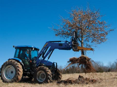 Danuser | Intimidator Tree Puller | Model 12201T | 34" Jaw Opening | Horsepower 125 HP | For Tractor