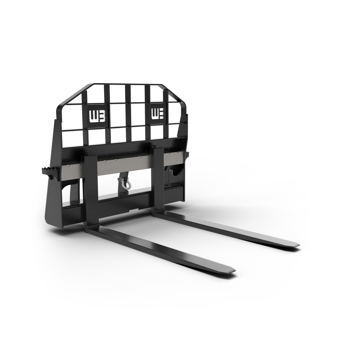 Werk-Brau Manual Adjustable Forks | Model WBPF | Tine Length 42", 48" & 60" | 10–30 GPM | For Skid Steer