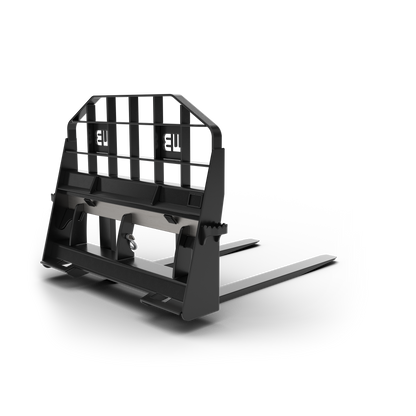 Werk-Brau Manual Adjustable Forks | Model WBPF | Tine Length 42", 48" & 60" | 10–30 GPM | For Skid Steer