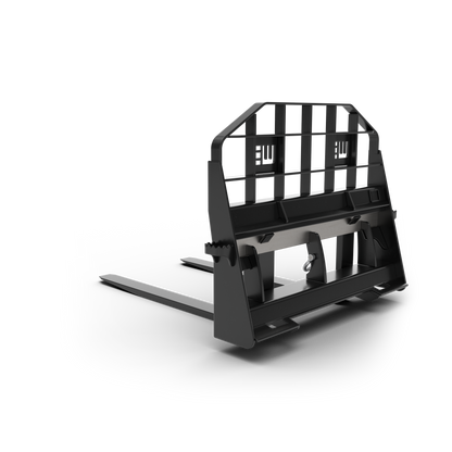 Werk-Brau Manual Adjustable Forks | Model WBPF | Tine Length 42", 48" & 60" | 10–30 GPM | For Skid Steer
