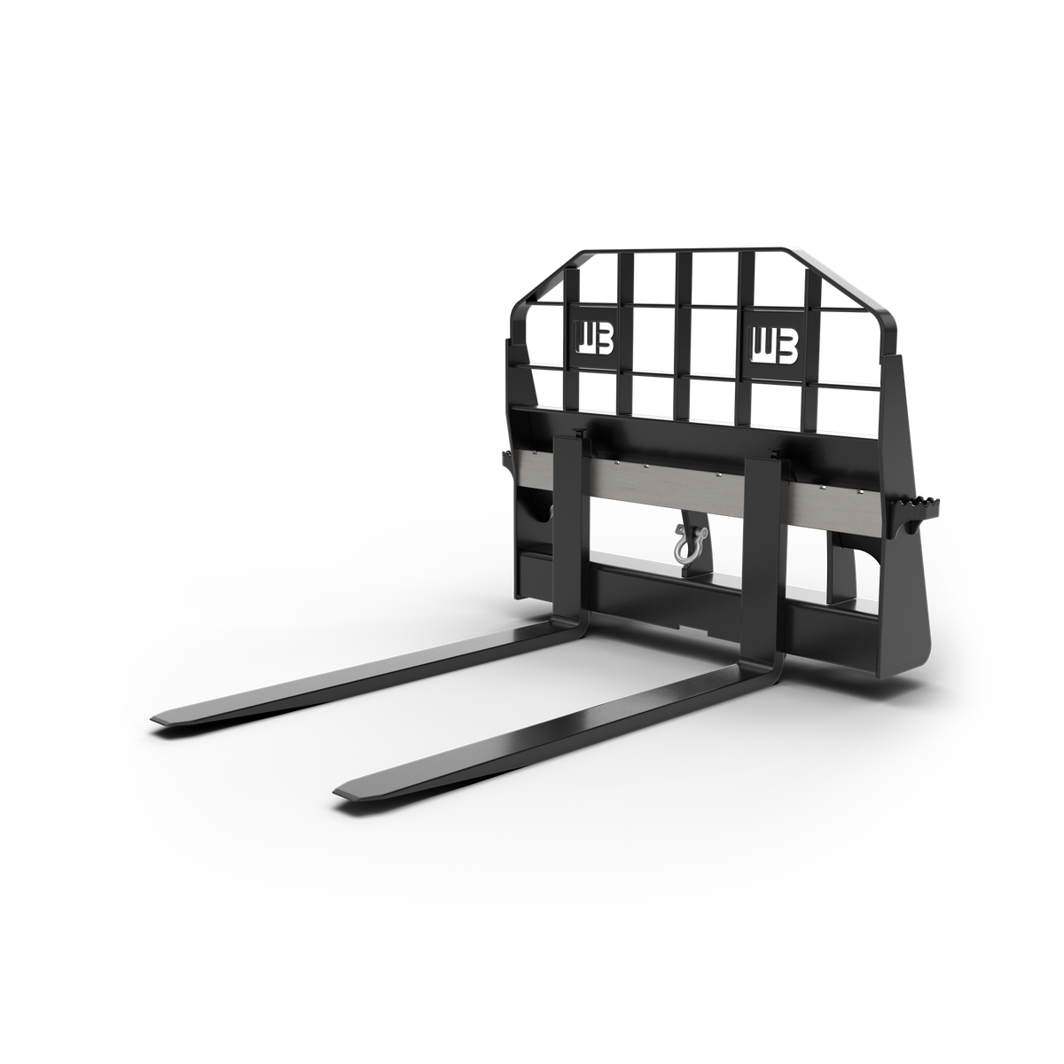 Werk-Brau Manual Adjustable Forks | Model WBPF | Tine Length 42", 48" & 60" | 10–30 GPM | For Skid Steer