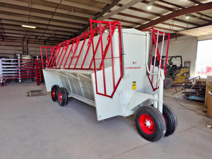 Apache Equipment 300 Creep/Self Feeder | Length 16' | Capacity 300 Bushel | Portable & Skid | Heavy‑Duty Steel & Galvanized Options | For Daily Feeding Pressure