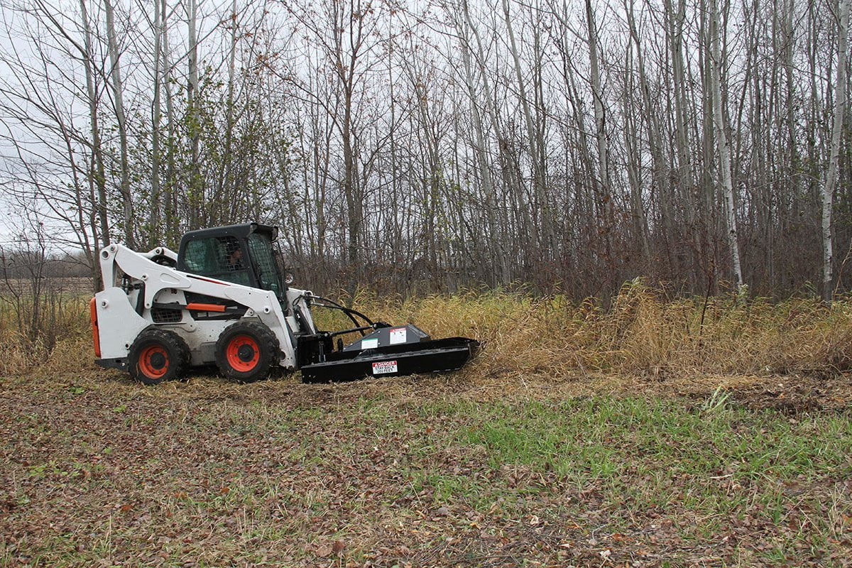 Erskine Brush Mower Series | Cutting Diameter 66″, 72″ & 78″ inches | Hydraulic Flow Rate 13-32 GPM | For Skid Steer