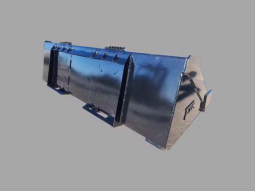 EIP Manufacturing Low Profile Bucket | Models MBLS66 To MBLS96 | Widths 66" To 96" | 8 To 30+ GPM | For Skid Steer