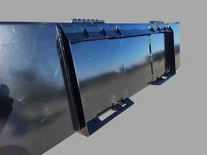 EIP Manufacturing Low Profile Bucket | Models MBLS66 To MBLS96 | Widths 66" To 96" | 8 To 30+ GPM | For Skid Steer