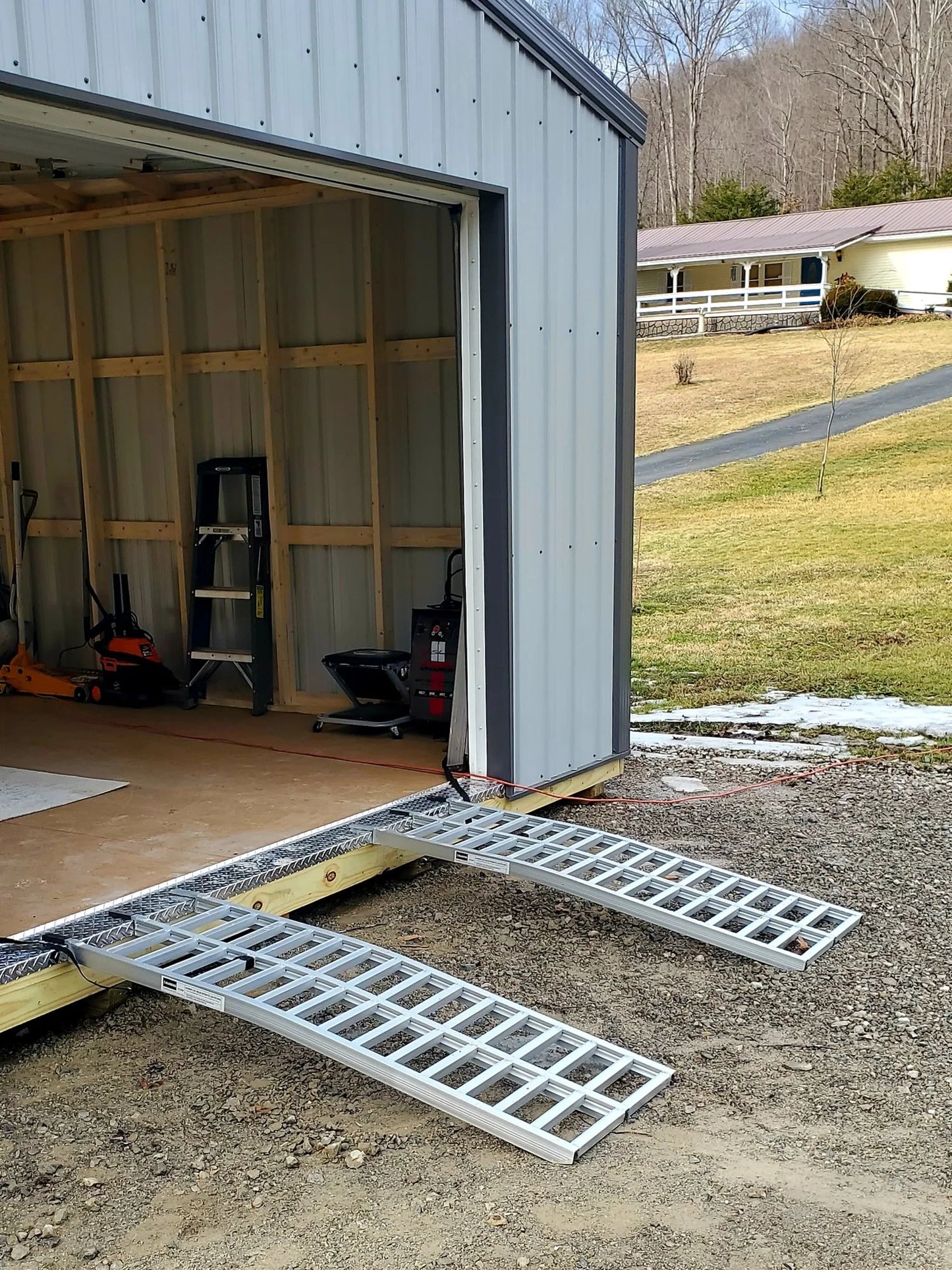 Black Widow Arched Dual Runner UTV Ramps | Width 20-1/4" | Length 5' 5" | Capacity 3,000 lb | Lightweight Aluminum | Horsepower 4 To 90+ HP | For UTVs, ATVs, & Trailers