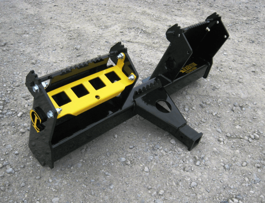 CL Fabrication EZ Receiver Hitch | Width 48" inches | Oil Flow Range 15 To 25 GPM | For Skid Steers