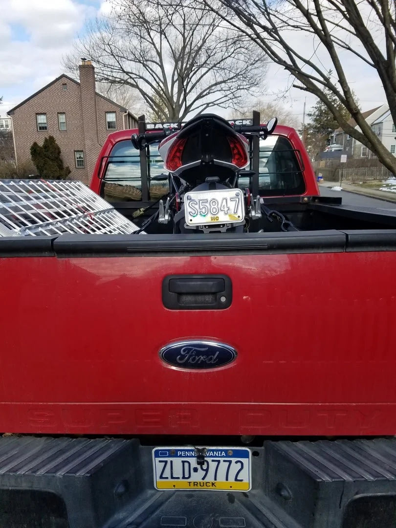 Black Widow Motorcycle Trailer Transport Kit | Models MTK3 & MTK3T | 10' Bi-Fold Ramp 38" Wide | Capacity 1,500 lb | Horsepower 4 To 90+ HP | For Truck & Trailer Motorcycle Transport