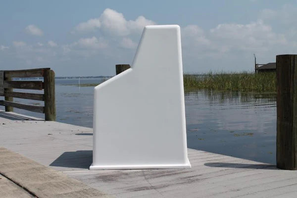 RIO MARINE CUSTOMS | Fiberglass Boat Console | Model CMCC09 | 38" W x 53" H x 38" D | Heavy-Duty Nida-Core Construction | For Single & Twin Engine Boats