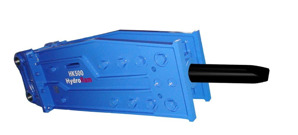 HydroRam HK Series Excavator Hydraulic Hammers | Tool Diameter 3.94" - 7.09" | For 11-71.5 Ton Excavators