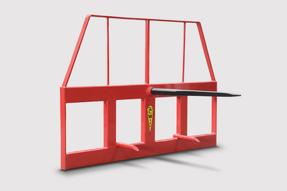 Wifo Equipment Bale Spear Skid Steer ( Double & Single Spare) | Model BSF Series |  2000 LBS Max | For Tractor