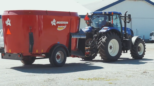 ANDERSON | Feed Mixer | A380 | Vertical Mixer | Single Auger (Right Side Trap Discharge)| 380-500 cu ft | Minimum 75 HP | For Tractor