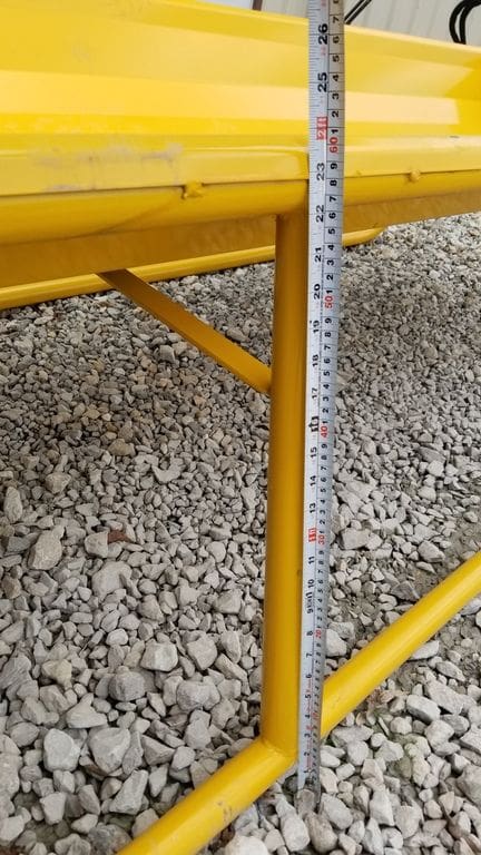 Apache Metal Feed Bunk/Trough | Model 10' | 24" W | 8" D | 21" H | 16 Gauge Steel | For Livestock
