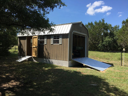 Black Widow Folding ATV Ramp | Model TFS-9454 | 54" Extra-Wide | Capacity 1,500 lb | Horsepower 15 To 20 HP | For ATVs & UTVs Loading