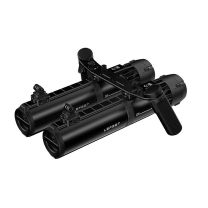Lefeet Underwater Scooter | Model P1 & P1 XR Dual Unit | Width 12.40–15.79" | 18–26 kgf Thrust | For Scuba & SUP