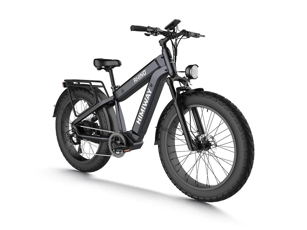 Himiway D5 Plus (Rhino) | 1000W Mid-Drive Motor | 80-110 Miles Per Charge | Dual Battery Off-Road Electric Bike