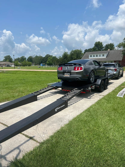 Race Ramps Two-Piece Trailer Ramp | Model RR-TR-11-2 | 131" L x 14" W x 11" H | 5.4° Approach Angle | 1,500 lb Capacity | For Trailer Loading Ramp