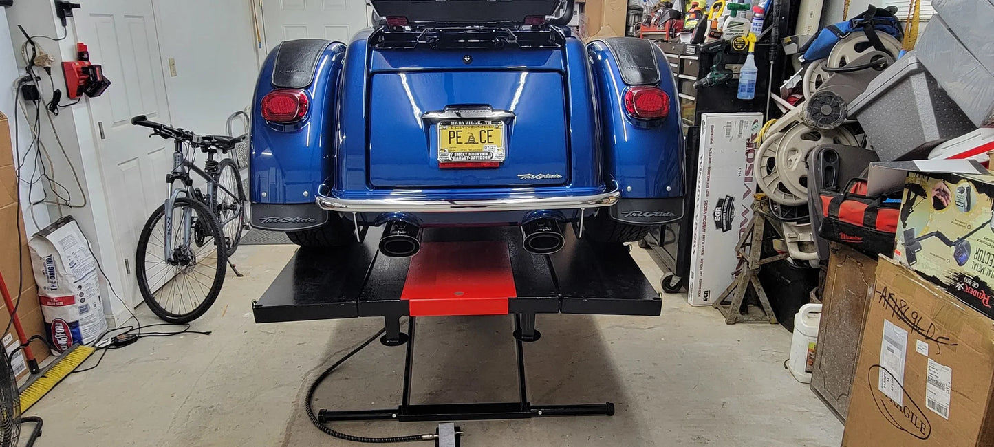 Black Widow ProLift Pneumatic ATV Lift Table | Model BW-PROLIFT-HDXW-ATV | 48" Wide, 105.5" Long | 1,500 lb Capacity | For ATV & Motorcycle Maintenance