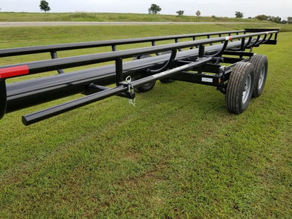 Global Equipment Apache Hay Hauler Inline Bale Trailers | Rail Length 25′, 32′, 36′ & 42′ | Bumper Pull & Gooseneck | For Hay Transport