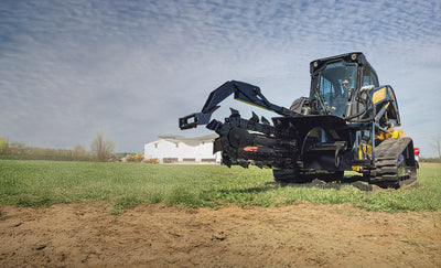 Erskine TX-150 Heavy Duty Trencher | Trench Depth 4' Ft | Rated Flow 15-20 GPM | For Skid Steer