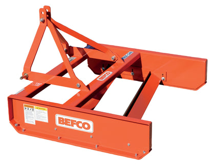 Befco Grading Scrapers | Sub-Compact & Standard Duty Models | Working Width 48", 60", 72" & 84" | Horsepower 16-65 HP | For Tractors