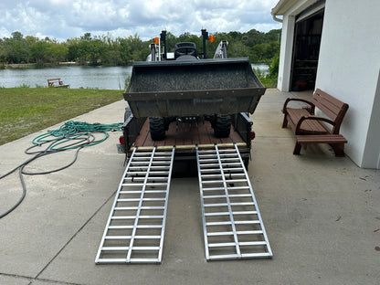 Black Widow Arched Dual Runner UTV Ramps | Width 20-1/4" | Length 5' 5" | Capacity 3,000 lb | Lightweight Aluminum | Horsepower 4 To 90+ HP | For UTVs, ATVs, & Trailers