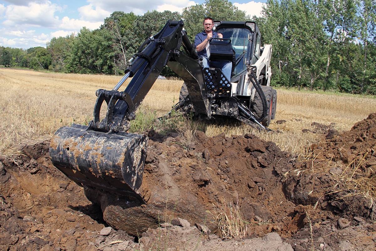 Erskine Backhoe | Model BH-780 | Transport Width 36" inches | Digging Depth 78" inches | For Skid Steers