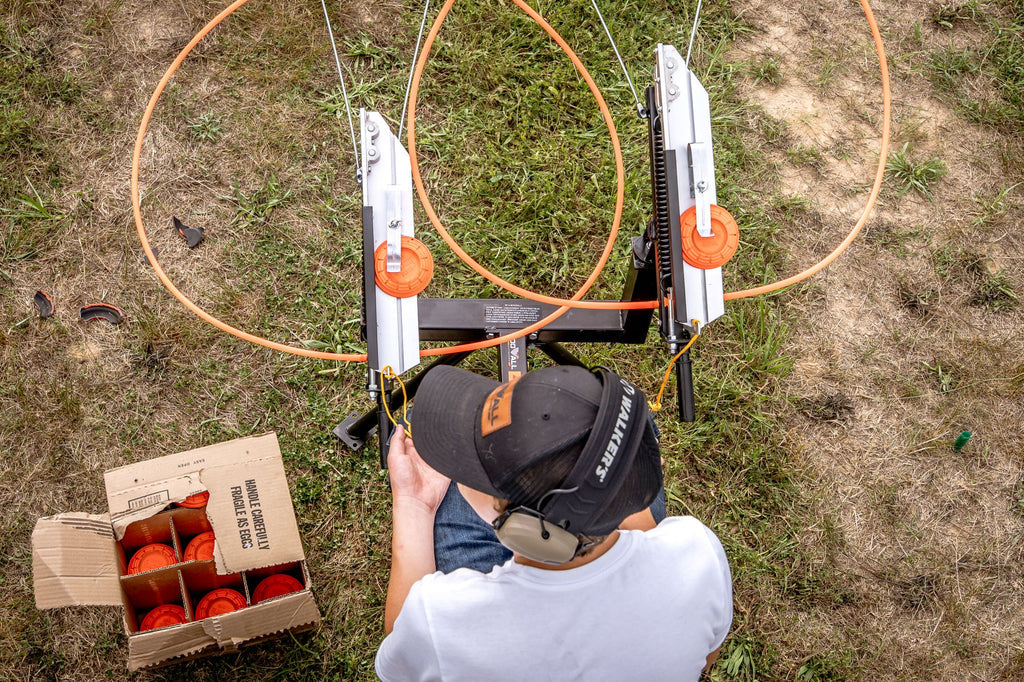 Do All Traps Double-Head Full Cock Trap Thrower | Model DT500