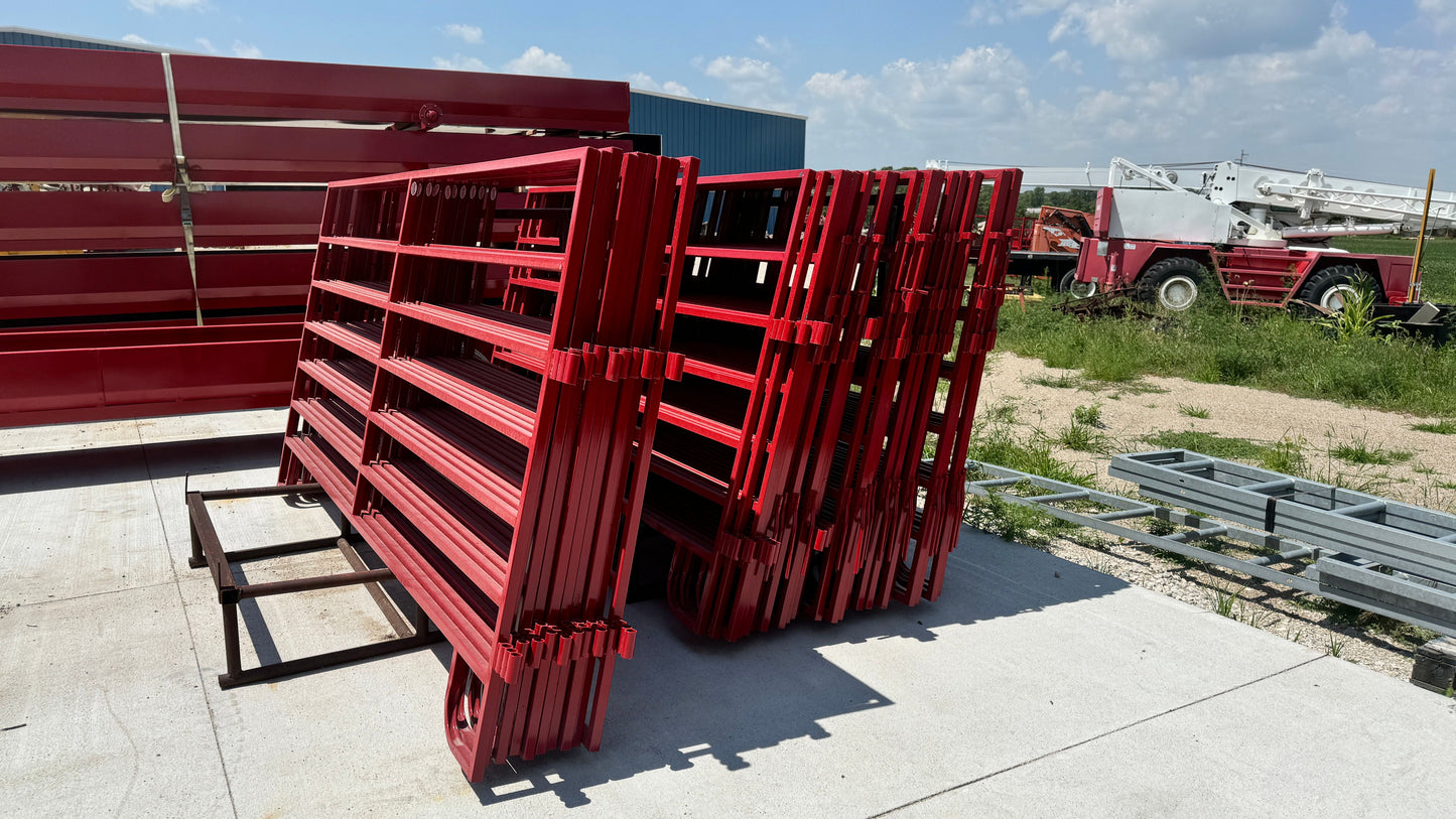 Palco 7-Bar Portable Corral Panel | Models 8', 10', 12' & 14' | 66" Tall | For Cattle Ranch Panels