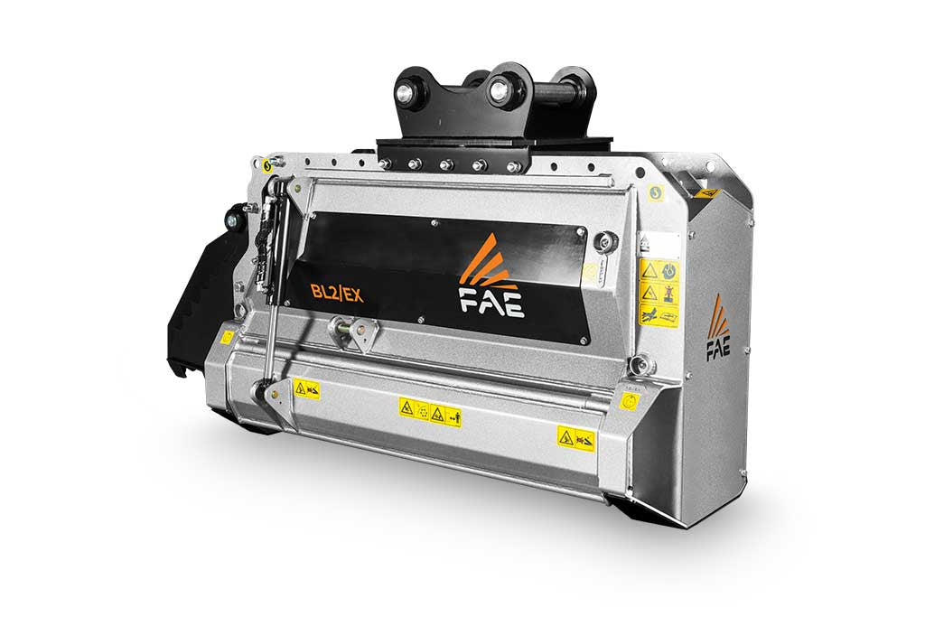 FAE FORESTRY MULCHER WITH BITE LIMITER TECHNOLOGY | FOR SMALL AND MIDSIZE EXCAVATORS | BL2/EX SERIES