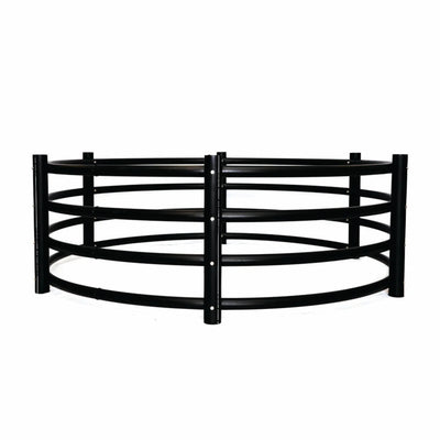 Hutchison HW Poly Horse Bale Feeder | 8′ Diameter | Height 32″ & 66″