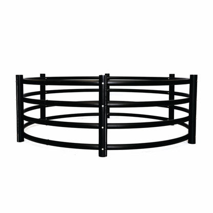 Hutchison HW Poly Horse Bale Feeder | 8′ Diameter | Height 32″ & 66″