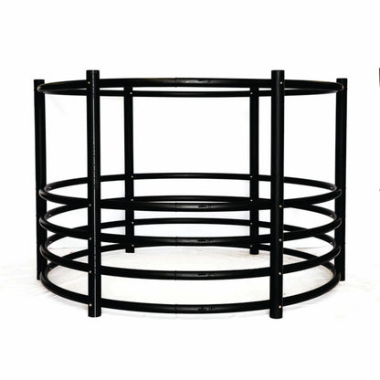 Hutchison HW Poly Horse Bale Feeder | 8′ Diameter | Height 32″ & 66″