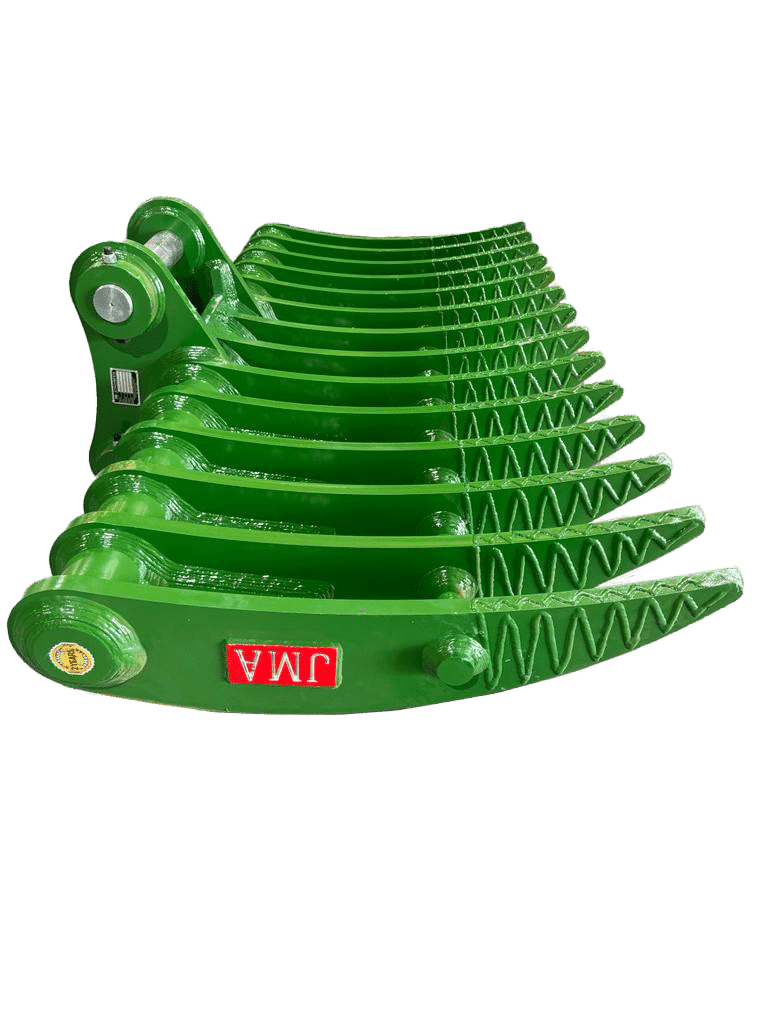 JMA Attachments Brush Rake | Rake Width 90″ Inches | For 16 – 25 Tons Excavators